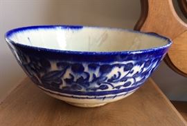 An old pottery bowl (has crack )