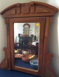 An assortment of old mirrors