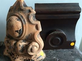 Plaster/stone architectural detail, lots of these types of pieces are available