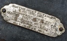 Close up of Lunch Box inscription plate