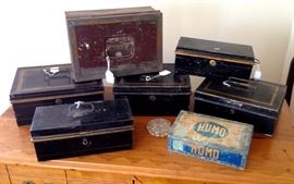 Old Metal "strong boxes"