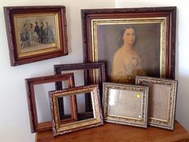 Antique picture frames
