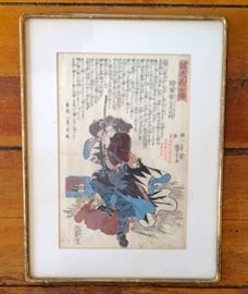 Japanese Woodblock Print by Utagawa Kuniyoshi (1797-1861) 