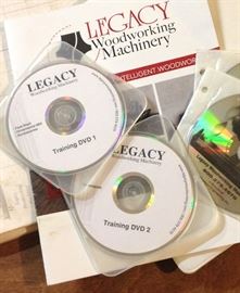 Instructional disks and booklet for the Legacy Milling machine