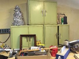 Mid century metal cabinets made by Artcrest