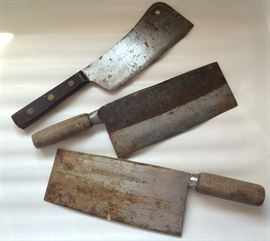 Butchers cleavers