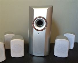 TV sound system with 5 speakers