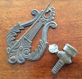 Antique metal items