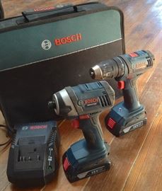 Bosch Cordless drill and impact driver