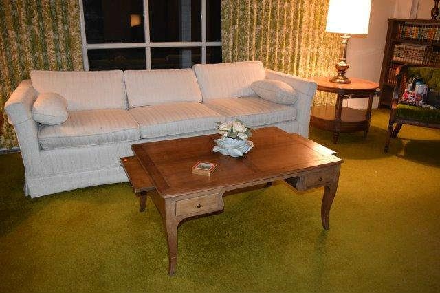 Baker Coffee Table, Broyhill Sofa