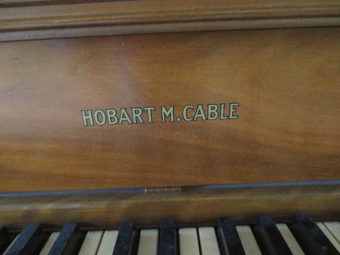 Hobart Cable piano