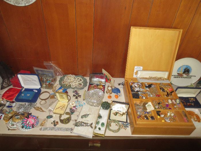 Collection of costume jewelry