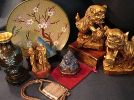 Thai, chinese, and Japanese collectibles. The enro is not available.