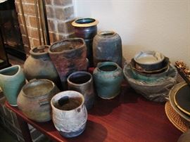 More one-of-a-kind pottery by Donald Wimberly