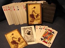A deck of playing cards circa 1920