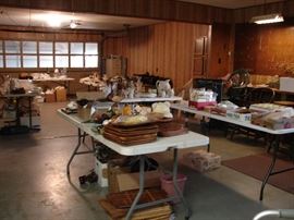 A glimpse of the garage.