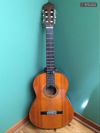 Yamaha guitar, with case