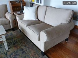 Cozy couch and love seat