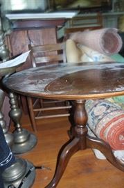 Three legged table