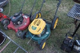 Push mowers