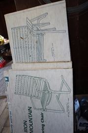 Ready to assemble chairs 