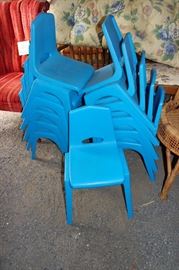 theres ELEVEN (11) of these  mini-people/kids chairs - they're soooooooo cuuuuuute!! TENT SALE MAIN STORE AVON