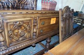 dining table with chairs and matching sideboard TENT SALE MAIN STORE AVON