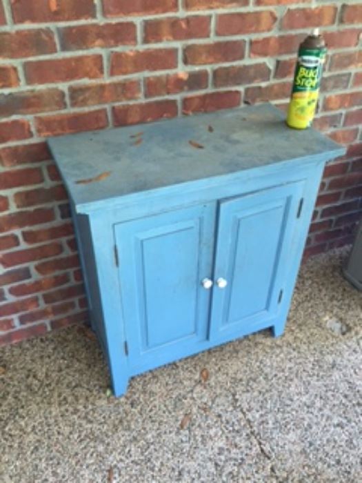 Blue small cabinet