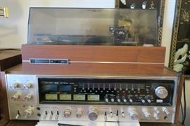 Miracord Turntable & Sansui QRX-9001