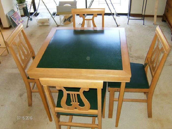 folding table and 4