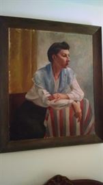 OVER-SIZED ..OLD DISTINGUISHED WOMEN PORTRAIT