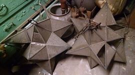 MISC. PIECES OF LEADED GLASS ART WORK