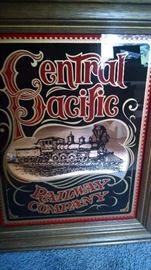 RAILWAY / TRAIN BAR MIRROR