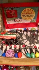 VINTAGE NOMA CHRISTMAS LIGHTS  W/ ORIGINAL BOXES