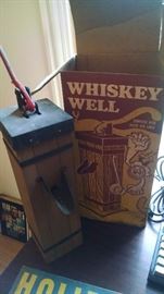 OLD WHISKEY WELL DECANTER  W/ ORIGINAL BOX