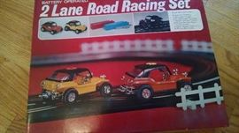 VINTAGE RACE CAR SETS ..IN ORIGINAL BOX