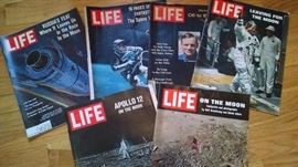 MORE....VINTAGE LIFE MAGAZINES..60S MAN TO THE MOON--1969