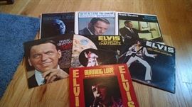 VINTAGE ELVIS / FRANK SINATRA LP