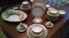CLOSE-UP...BAVARIAN CHINA SET...BEAUTIFUL SET !!