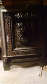 ***ORNATE*** OLD CAST -IRON COAL DOOR