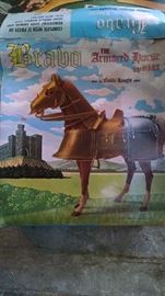 MARX TOY.....BRAVO  THE ARMORED HORSE ( NOBLE KNIGHT SERIES