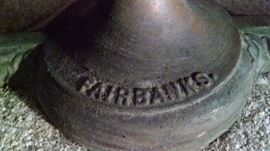 CLOSE-UP....FAIRBANKS  SCALE...HEAVY !!