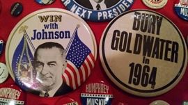 MORE.....VINTAGE POLITICAL BUTTONS
