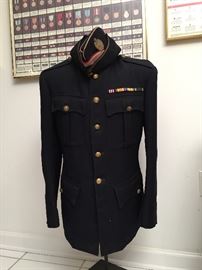 WWI BRITISH TANKER CORPS DRESS UNIFORM W/CAP
