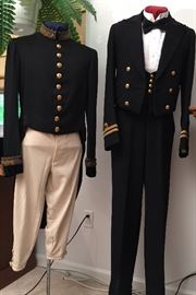 VICTORIAN BRITISH DIPLOMAT UNIFORM & WWII BRITISH PILOT MESS DRESS UNIFORM