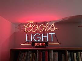 COORS LIGHT BEER NEON SIGN