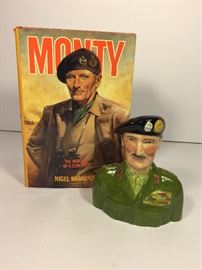 LORD MONTGOMERY BOOK AND PORTRAIT JUG 