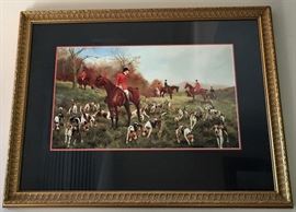 EQUESTRIAN ART PRINTS BEAUTIFULLY MATTED & FRAMED