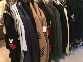 LARGE SELECTION OF UNIFORMS