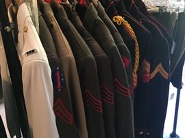 LARGE SELECTION OF UNIFORMS